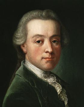 Porträt von Komponist Wolfgang Amadeus Mozart (1756-1791)