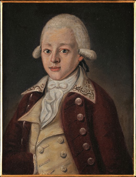 Wolfgang Amadeus Mozart (1756-1791) von Unbekannter Künstler