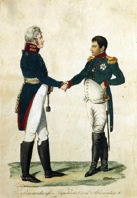 Zusammenkunft Napoleons und Alexander I. 1808