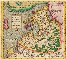 Karte von Livland, Livoniae Nova Descriptio