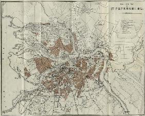 Plan von Petersburg 1893