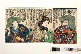 Bando Shinge, Iwai Shijaku II 1864