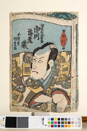 Porträt des Ichikawa Ebizo V Um 1833