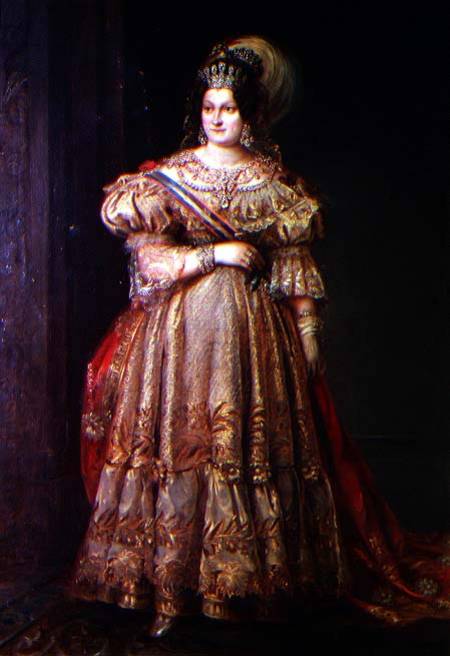 Maria Christina de Bourbon (1806-1878) von Valentin Carderera y Solano