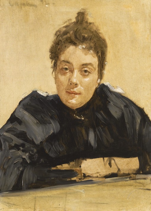 Porträt der Malerin Maria Jakuntschikowa-Weber (1870-1902) von Valentin Alexandrowitsch Serow