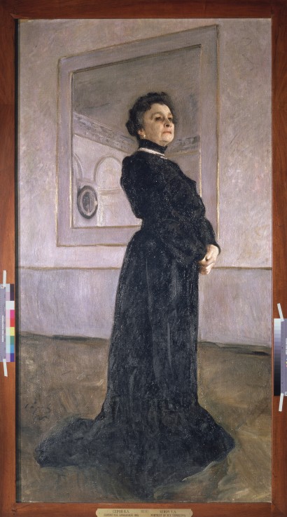 Porträt der Schauspielerin Maria Jermolowa (1853-1928) von Valentin Alexandrowitsch Serow