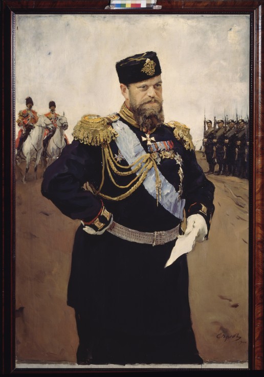 Porträt des Kaisers Alexander III. (1845-1894) von Valentin Alexandrowitsch Serow