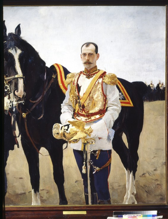 Porträt von Großfürst Pawel Alexandrowitsch von Russland (1860-1919) von Valentin Alexandrowitsch Serow