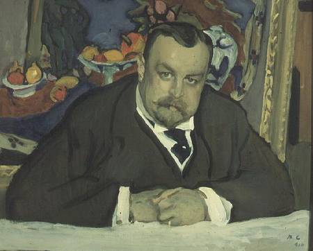 Portrait of I. Morosov von Valentin Alexandrowitsch Serow