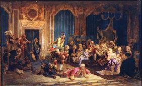 Szene am Hofe der Zarin Anna Iwanowna 1872