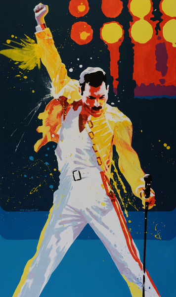 Freddie Mercury von Pavel van Golod