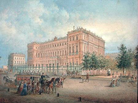 View of the Nikolayevsky Palace, St. Petersburg von Vasili Semenovich Sadovnikov