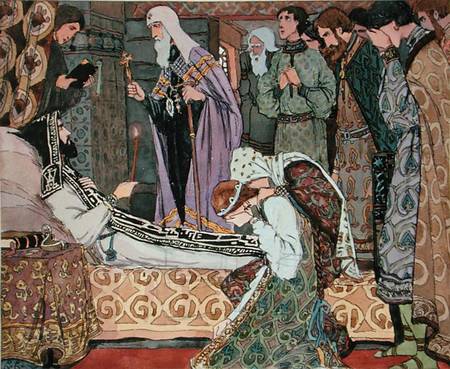 Deathbed of the Grand Duke Dmitry of Don (1350-89) von Vasili Vasil'evich Vladimirov