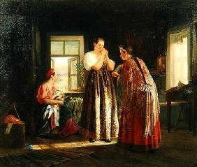 Preparation Before a Party, 1869 (oil on canvas) 19th