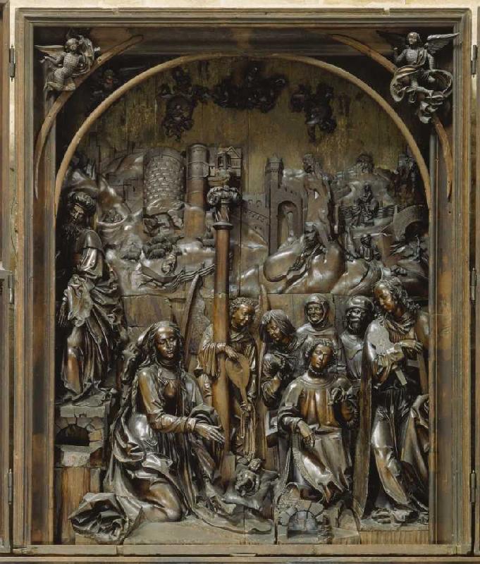Der Bamberger Altar (Mitteltafel): Geburt Christi von Veit Stoß