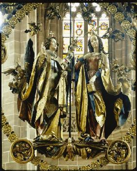Der Englische Gruß: Maria und der Engel Gabriel 1517-18