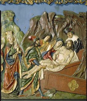 Der Krakauer Marienaltar: Die Grablegung (Detail) 1477-89