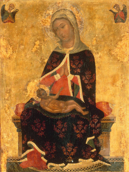 Maria mit Kind / Venezianisch 14.Jh. von Venezianisch