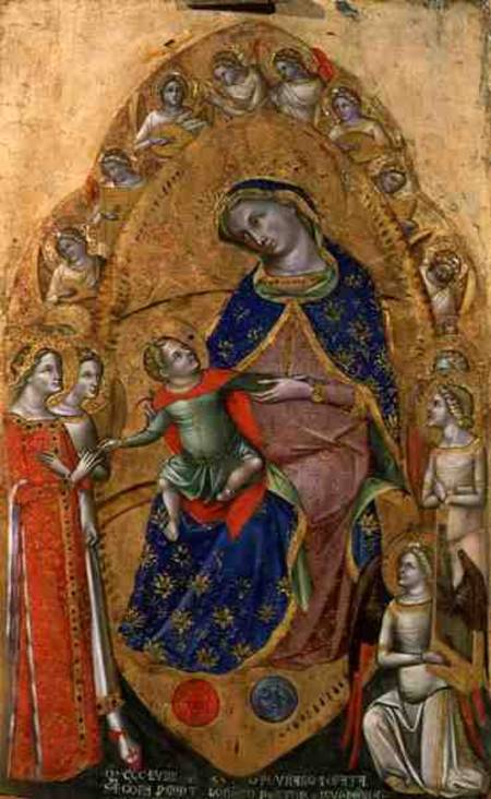 The Marriage of St. Catherine von Veneziano Lorenzo