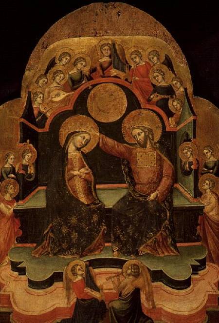 The Coronation of the Virgin (panel) von Veneziano Stefano