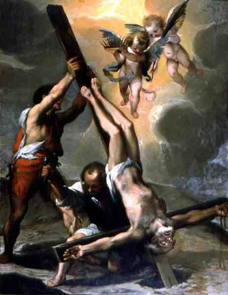 The Crucifixion of Saint Peter von Ventura di Arcangelo Salimbeni