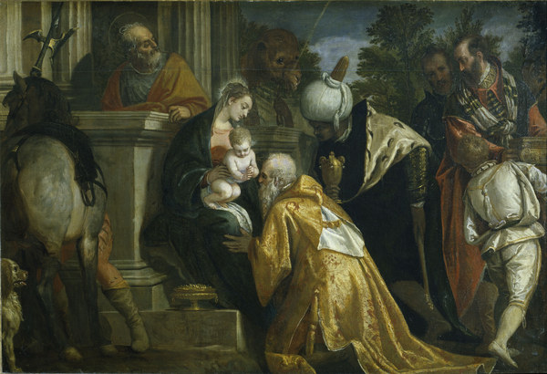 P.Veronese /Adoration of the Kings/ C16 von Veronese, Paolo (eigentl. Paolo Caliari)
