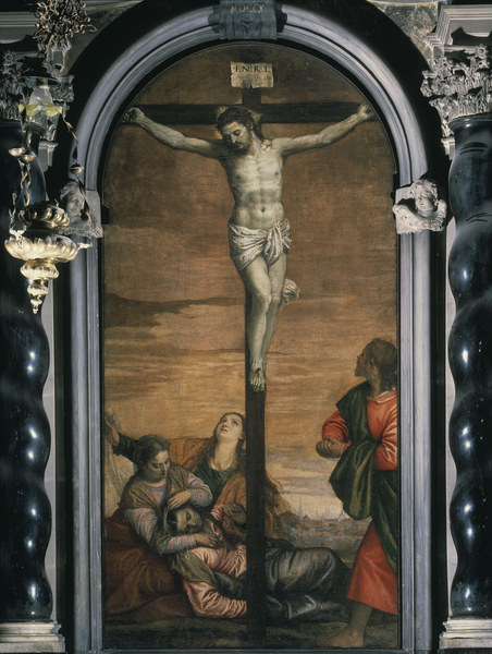 Crucifixion / Veronese / C16th von Veronese, Paolo (eigentl. Paolo Caliari)