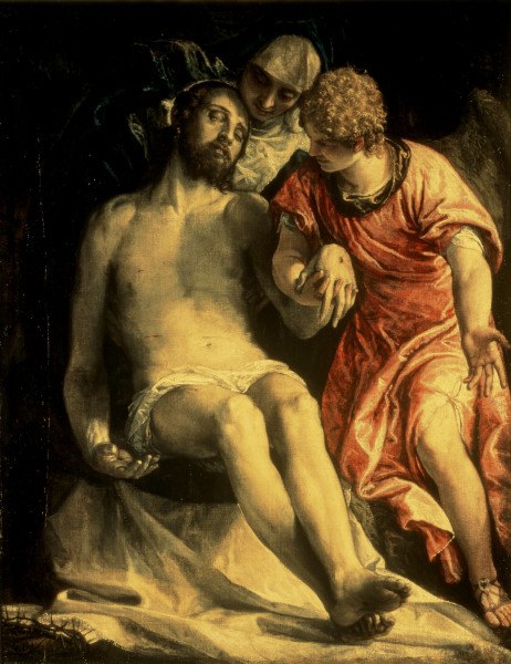 P.Veronese / Pieta / 1576-1582 von Veronese, Paolo (eigentl. Paolo Caliari)