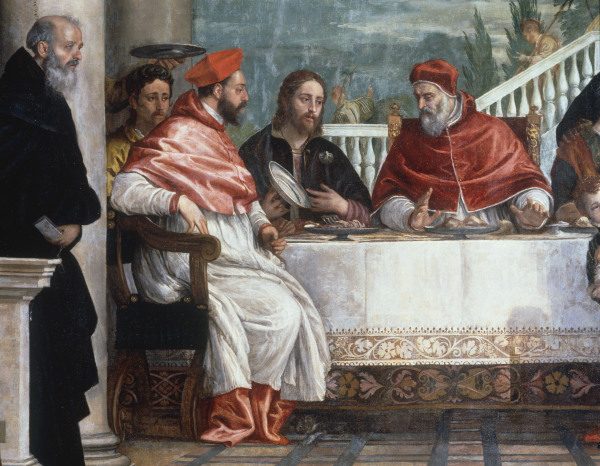 P.Veronese / Banquet of Gregory th.Great von Veronese, Paolo (eigentl. Paolo Caliari)
