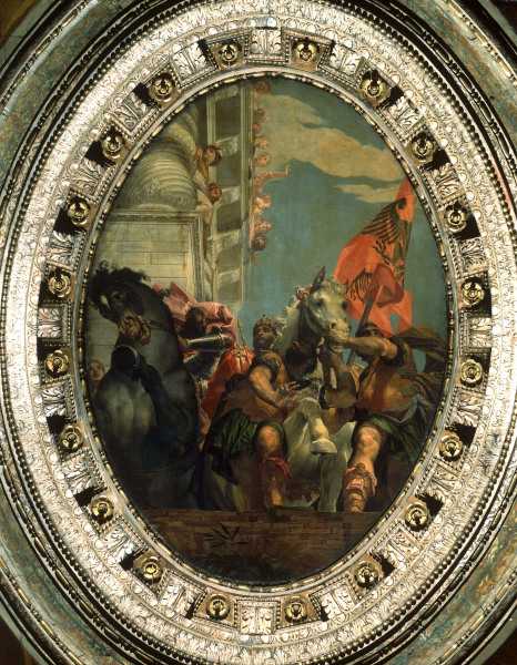 The Triumph of Mordecai/ Veronese/ 1555 von Veronese, Paolo (eigentl. Paolo Caliari)