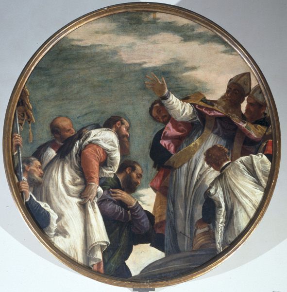 P.Veronese / St.Nicholas / Ptg./ c.1580 von Veronese, Paolo (eigentl. Paolo Caliari)
