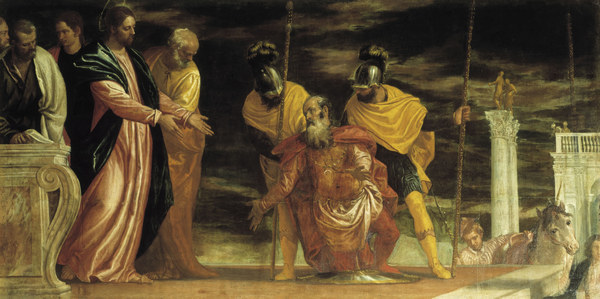 Veronese / Centurion at Capernaum / Ptg. von Veronese, Paolo (eigentl. Paolo Caliari)