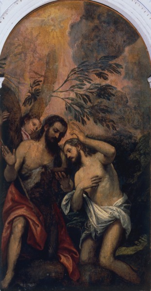 Baptism of Christ / Ptg.ascr.to Veronese von Veronese, Paolo (eigentl. Paolo Caliari)