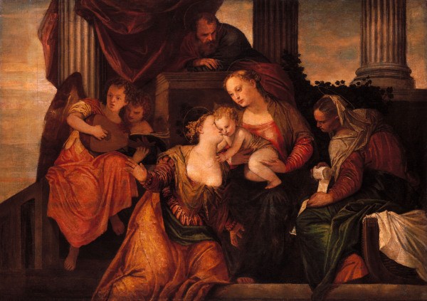 Veronese / Myst.Marriage of St.Catherine von Veronese, Paolo (eigentl. Paolo Caliari)