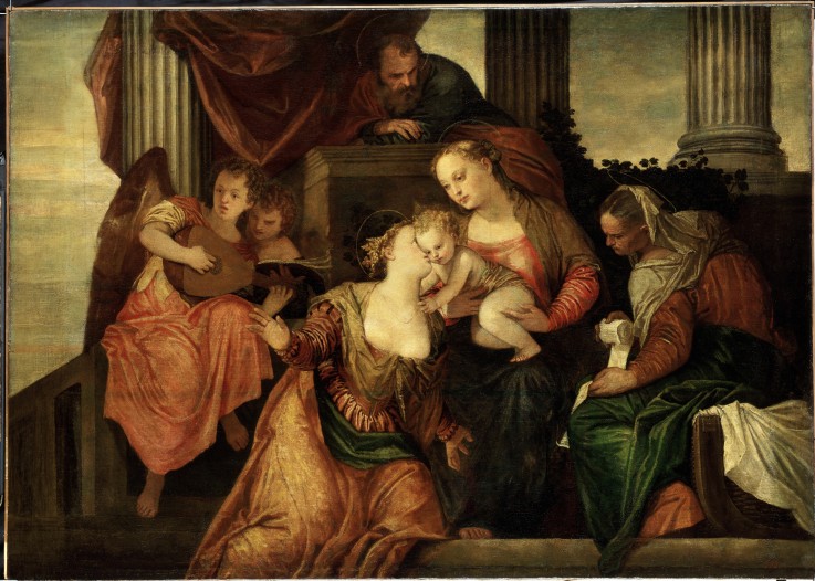 Die mystische Hochzeit der heiligen Katharina von Veronese, Paolo (eigentl. Paolo Caliari)