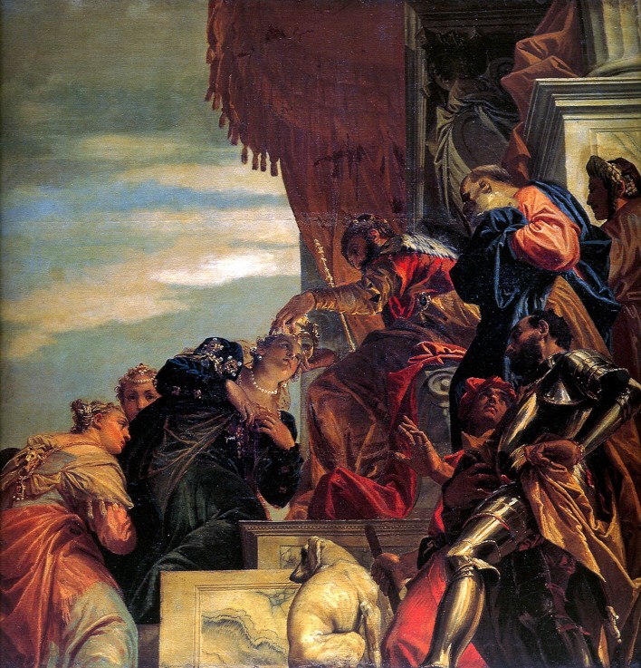 Die Krönung von Esther von Veronese, Paolo (eigentl. Paolo Caliari)