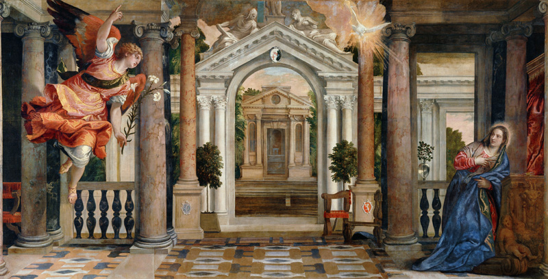 Annunciation of Mary von Veronese, Paolo (eigentl. Paolo Caliari)