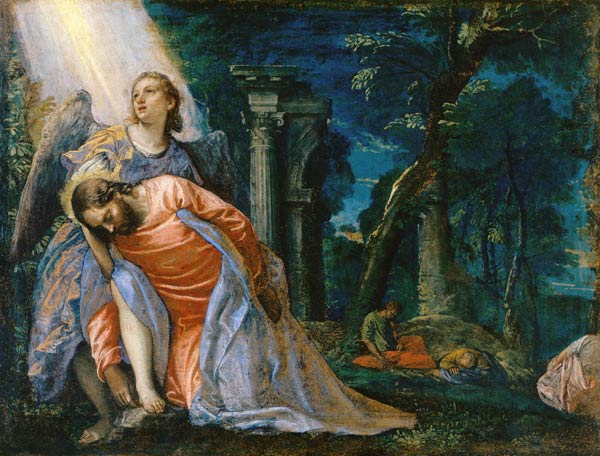 P.Veronese /Christ in Getsemaneh/ C16th von Veronese, Paolo (eigentl. Paolo Caliari)