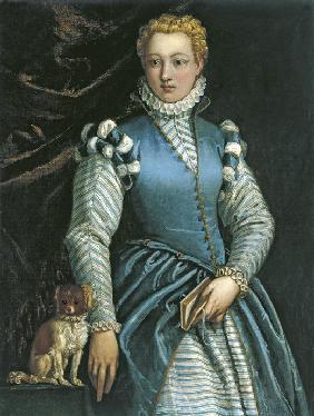 Bildnis einer Dame mit dem Hund
