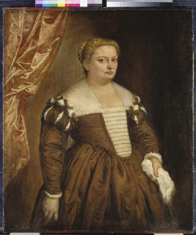 Bildnis einer venezianischen Dame. von Veronese, Paolo (eigentl. Paolo Caliari)