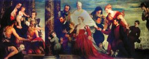 Die Madonna mit der Familie Cuccina. von Veronese, Paolo (eigentl. Paolo Caliari)