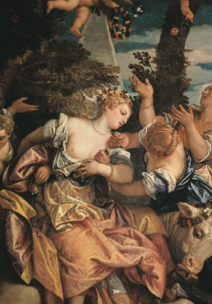 The Rape of Europa  (detail of 60256) von Veronese, Paolo (eigentl. Paolo Caliari)