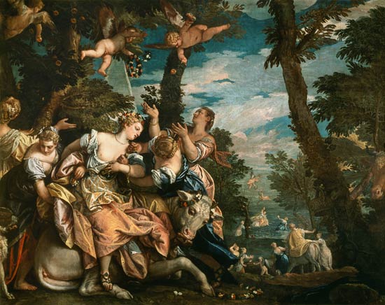 The Rape of Europa von Veronese, Paolo (eigentl. Paolo Caliari)