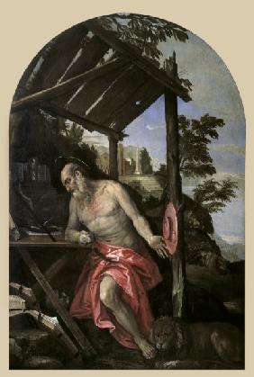 Veronese / St.Jerome / Paint./ c.1580