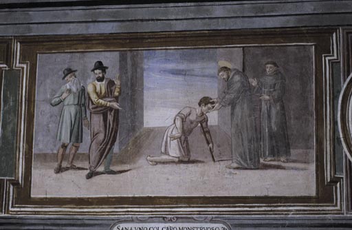 Der Heilige Franziskus heilt einen Krueppel von Vetralla Latium
