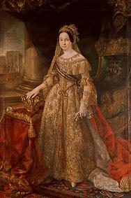 Isabella II. von Spanien bei der Deklaration ihrer Volljährigkeit. von Vicente López y Portaña