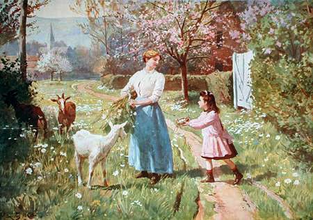 Easter Eggs in the Country 1908