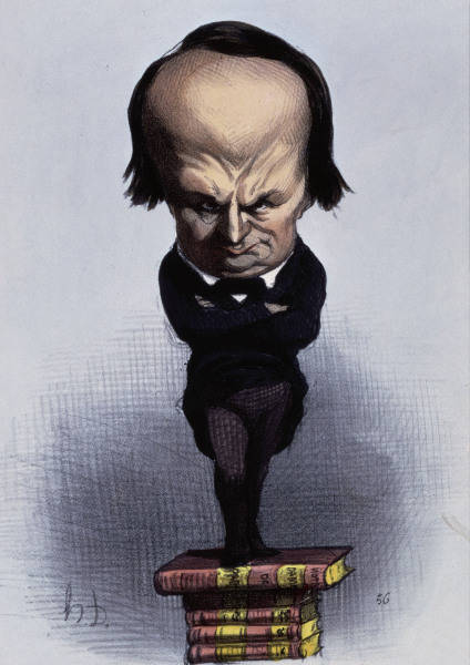 Victor Hugo / Karikatur von H.Daumier von Victor Hugo
