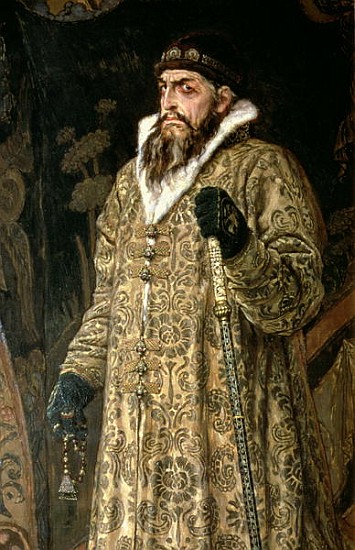 Tsar Ivan IV Vasilyevich ''the Terrible'' (1530-84) 1897 (detail of 89327) von Victor Mikhailovich Vasnetsov