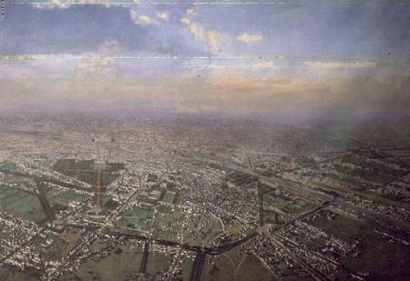 Aerial View of Paris von Victor Naulet